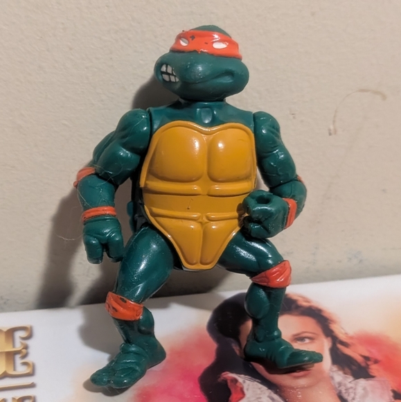 Playmates Toys Vintage TMNT Michelangelo Action Figure 1988 Retro Collectable - Picture 1 of 6